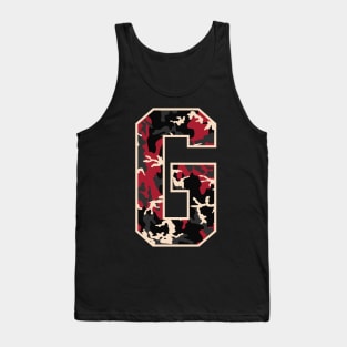 Initial Capital Letter G Camo Alphabet Gift Women Men Boys Girls Tank Top